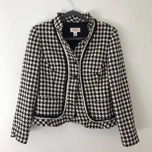 Talbots Houndstooth Blazer 4